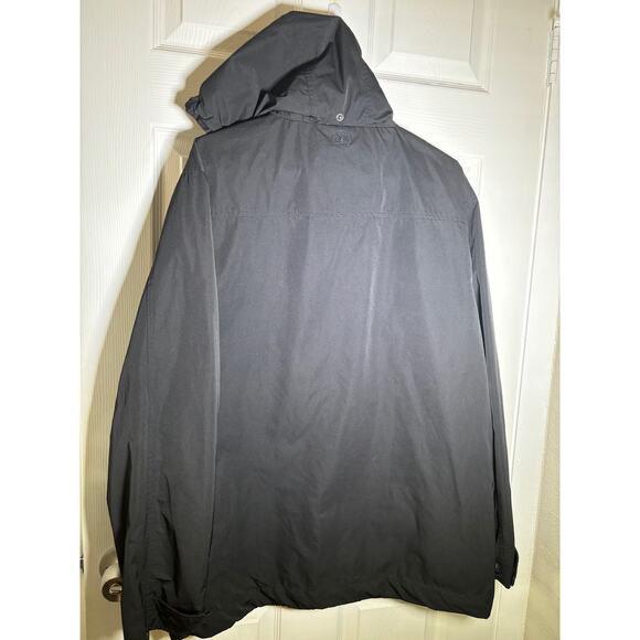 Timberland Men's Black Waterproof Shell Jacket rain wind jacket size Medium - Picture 4 of 12